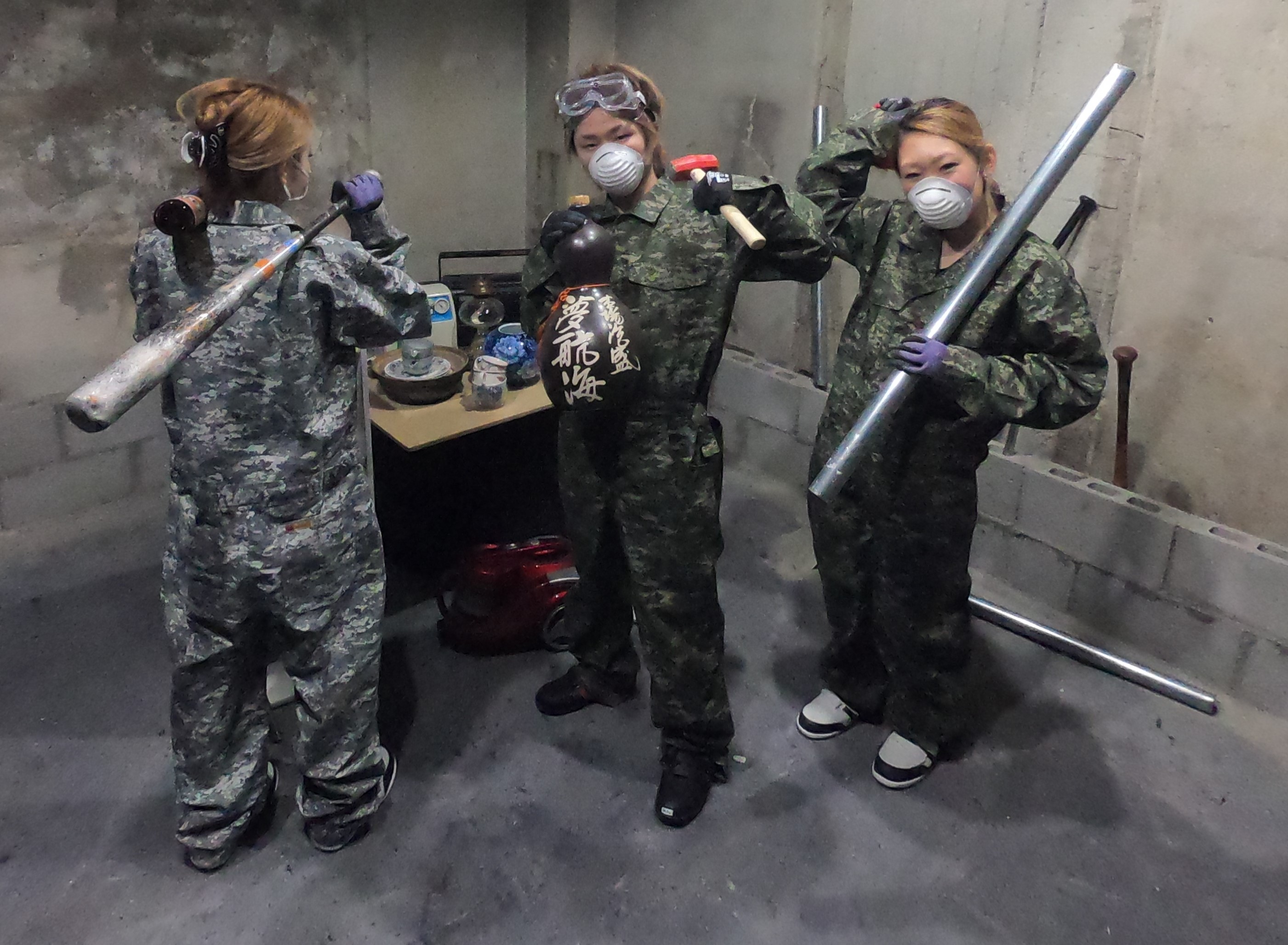 信楽焼のひょうたんを・・・