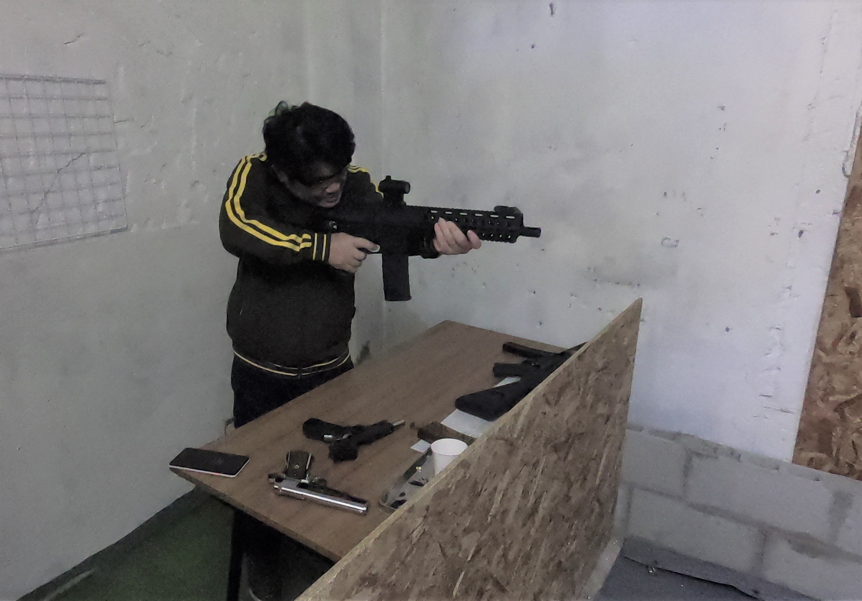 和歌山から夫婦で破壊、ちゃぶ台、エアガンのフルコース！