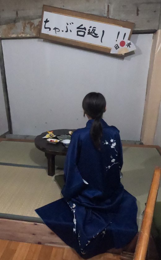 実は・・・女性に人気のちゃぶ台返し