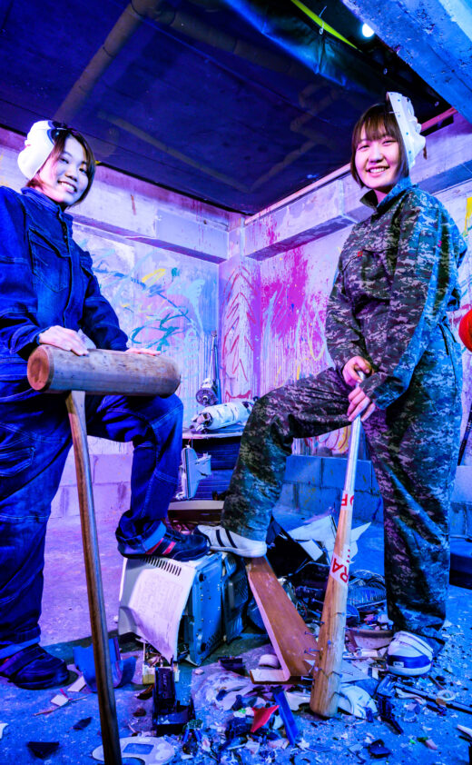 刺激的な非日常体験で気分が晴れる！暴れて叫んでネガティブな心に一撃を