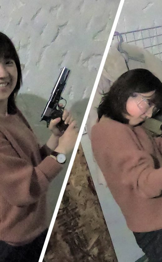 心斎橋の有名ホワイトニングサロンよりエアガン撃ちに来ました☆