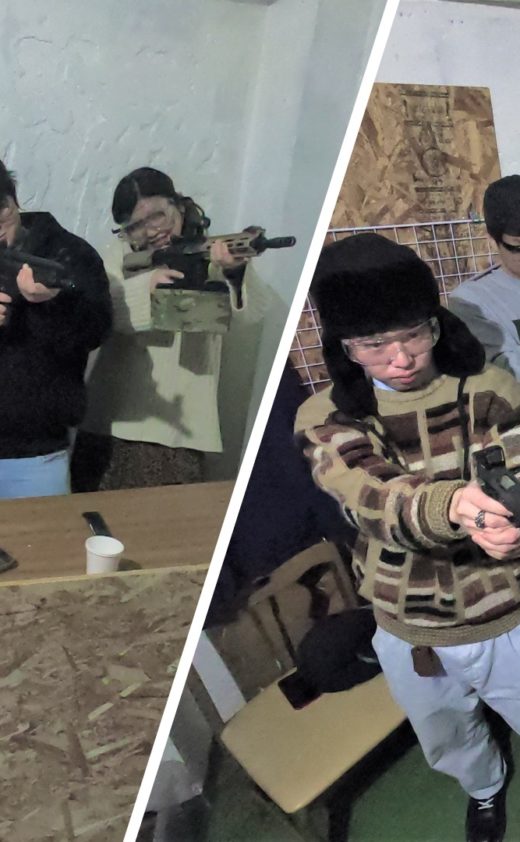 友達と皆で撃ちまくれ！楽しく狙って気分も晴れるエアガン射撃！