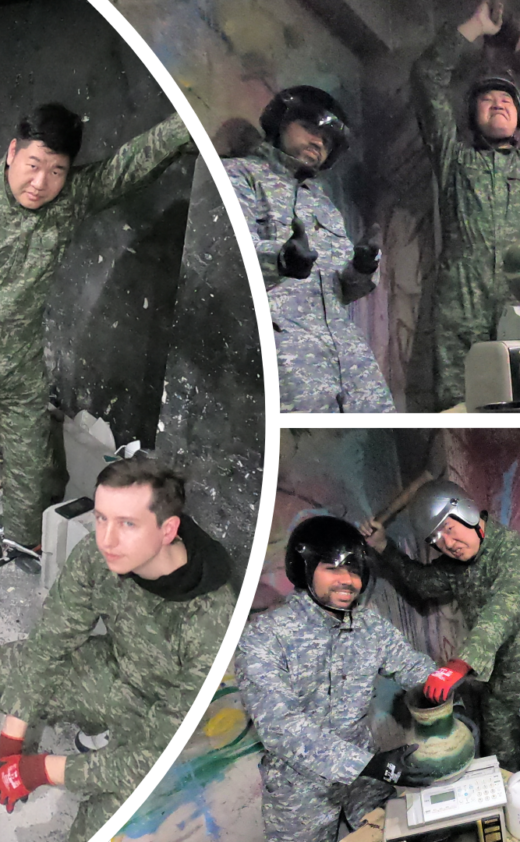 多国籍軍が大阪に集結！物を壊すなんてso cool!!