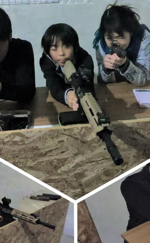 親子でエアガンが楽しめる珍しい店！