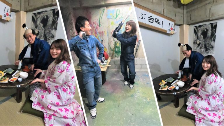 大阪難波で面白いアミューズメント見つけた!仲良しカップル編