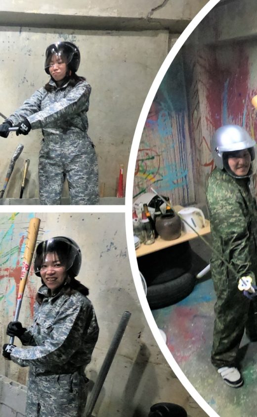 鬼滅の刃と釘バット☆