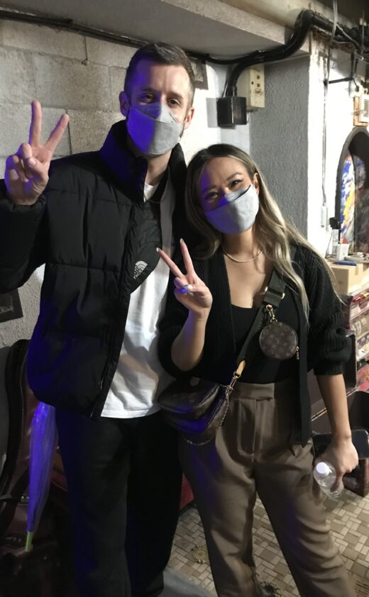 何とハネムーン旅行中にご来店(*^^*)